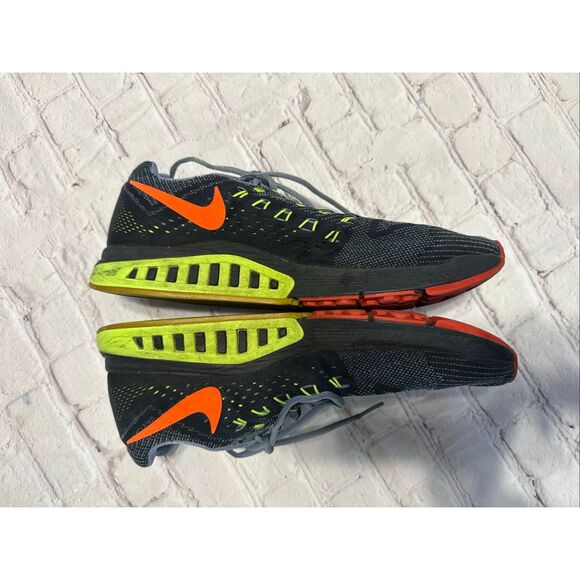 Nike Zoom Structure 18 Sneakers Black Neon Yellow Orange Running Men\'s Size 11.5 main image 5